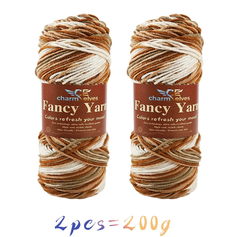 Soft Gradient Acrylic Yarn - 200g per Ball