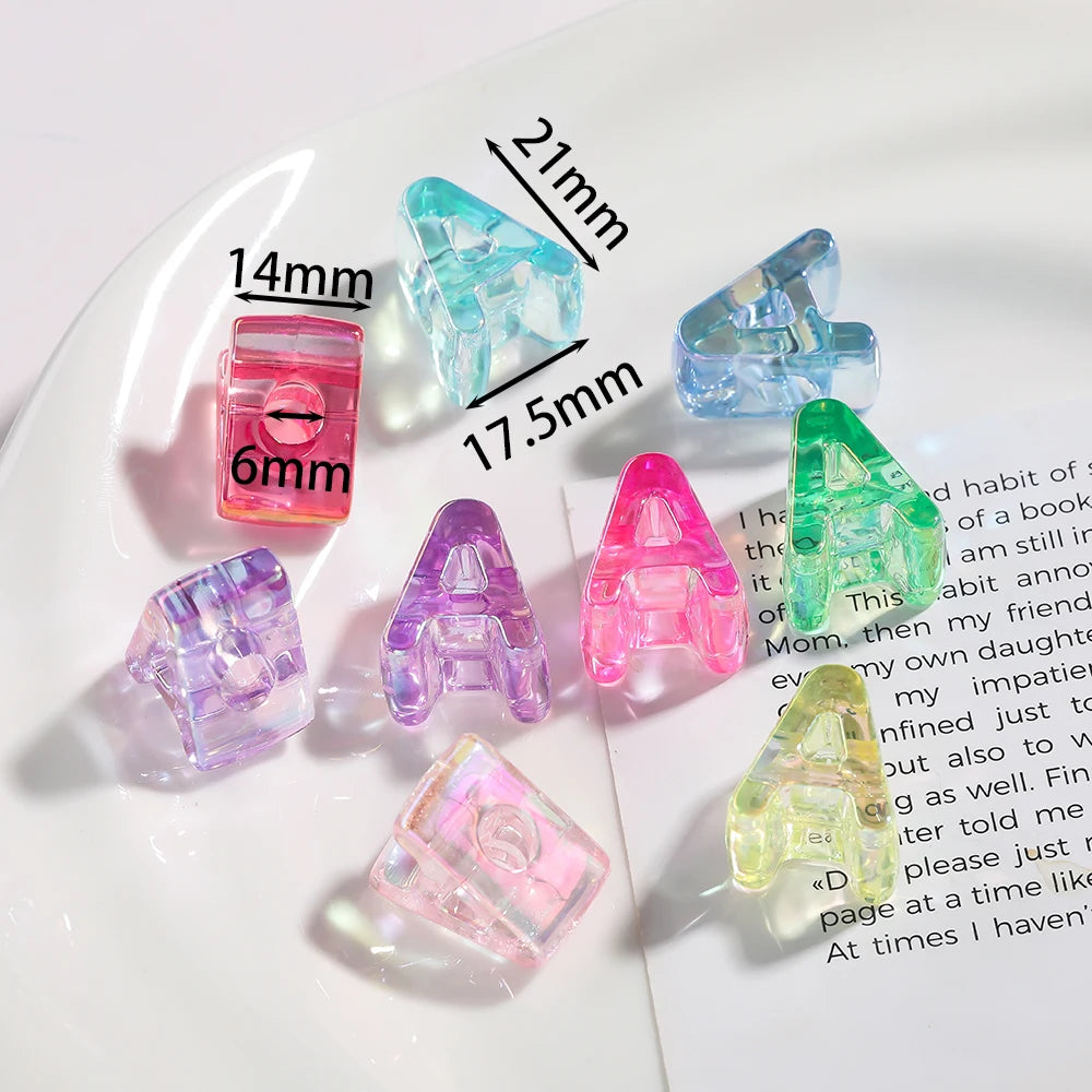 Acrylic Alphabet Beads for Jewelry Making – DIY Craft Kit