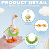 Mini Goose Summer Outfit Set with Hat, Dress, and Bag