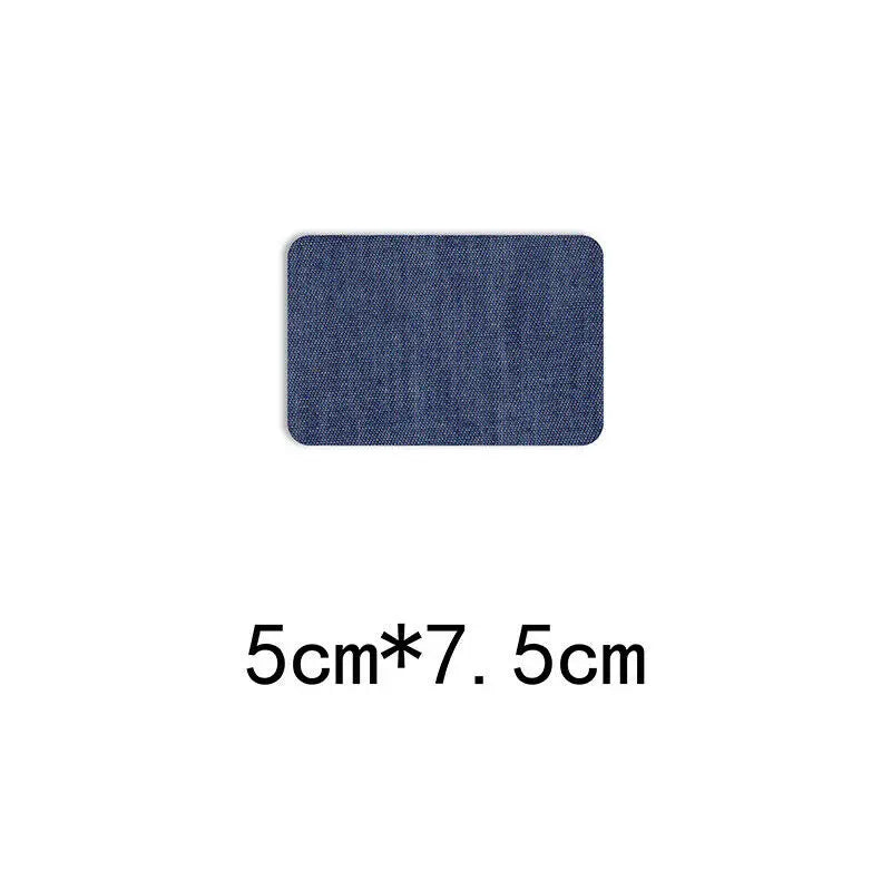 Iron-On Denim Patches for Jeans Repair & DIY Crafts