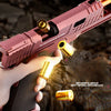 Realistic Shell-Ejecting Blowback Toy Pistol with Soft Bullets
