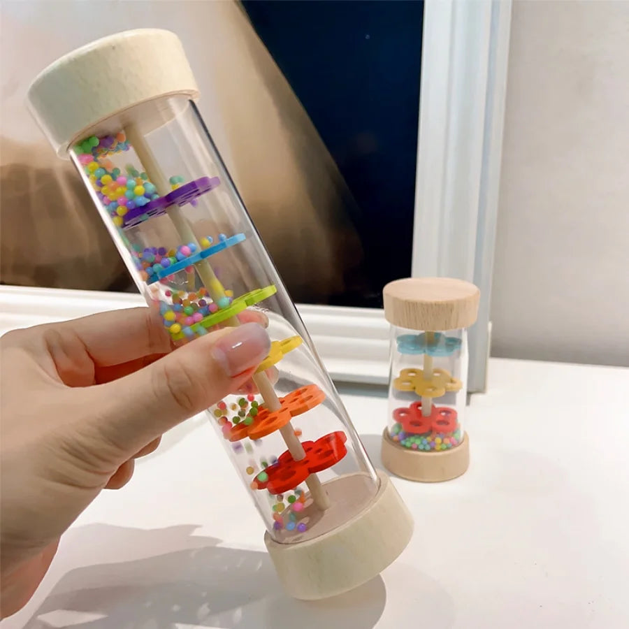 Wooden Rainmaker Sound Toy for Kids