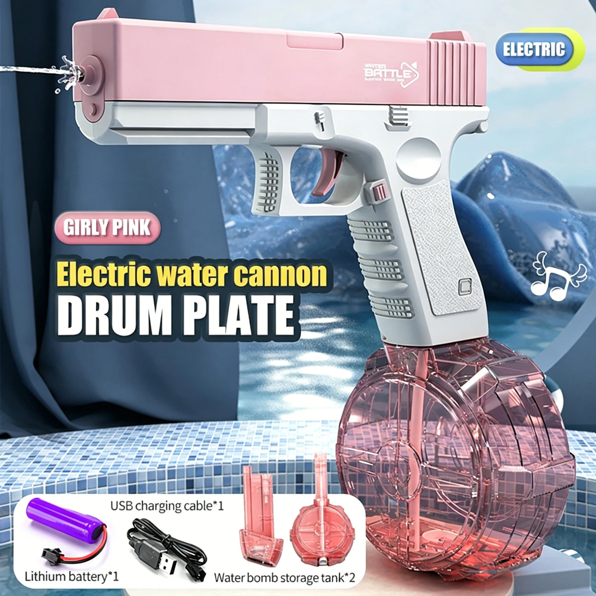 Rechargeable Electric Water Gun with 32-Foot Range