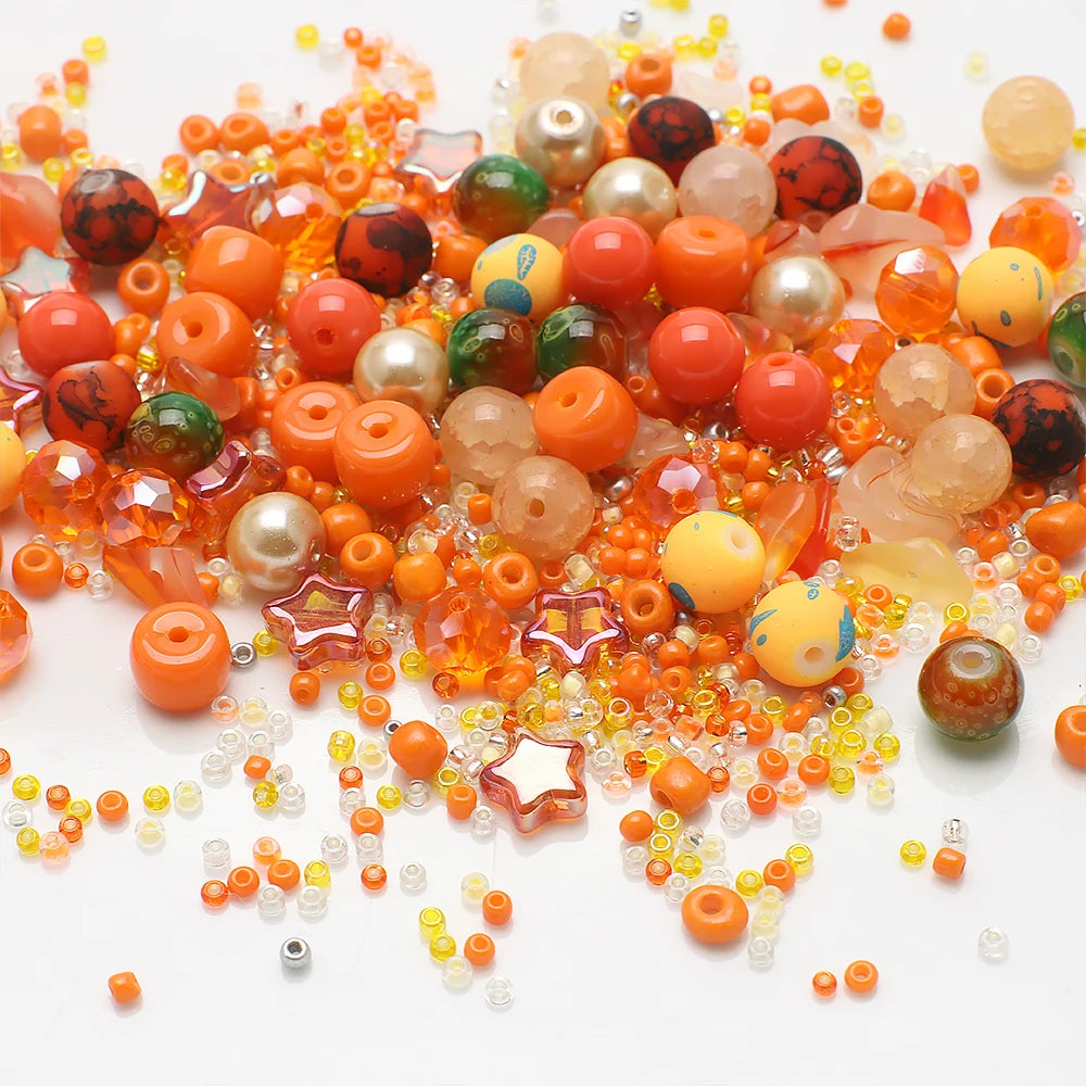 Mixed Color Czech Glass Seed Beads for Jewelry Making – Round Spacer Beads Assortment
