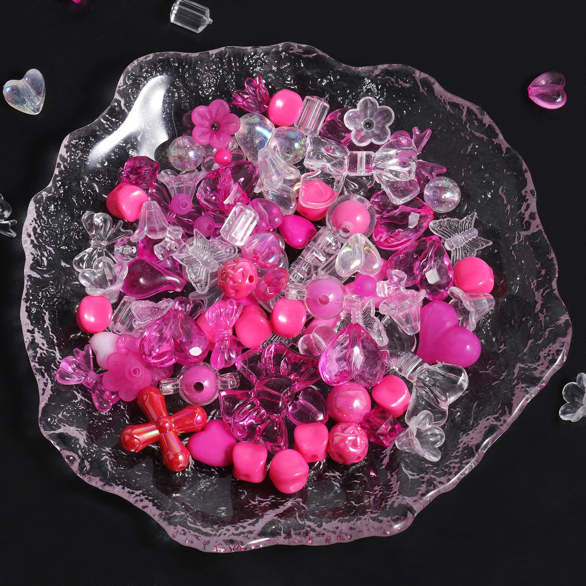 Colorful Assorted Acrylic Beads for DIY Jewelry Making