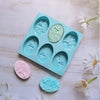 Bee-Shaped Silicone Soap Mold – 6 Cavity DIY Craft Mold