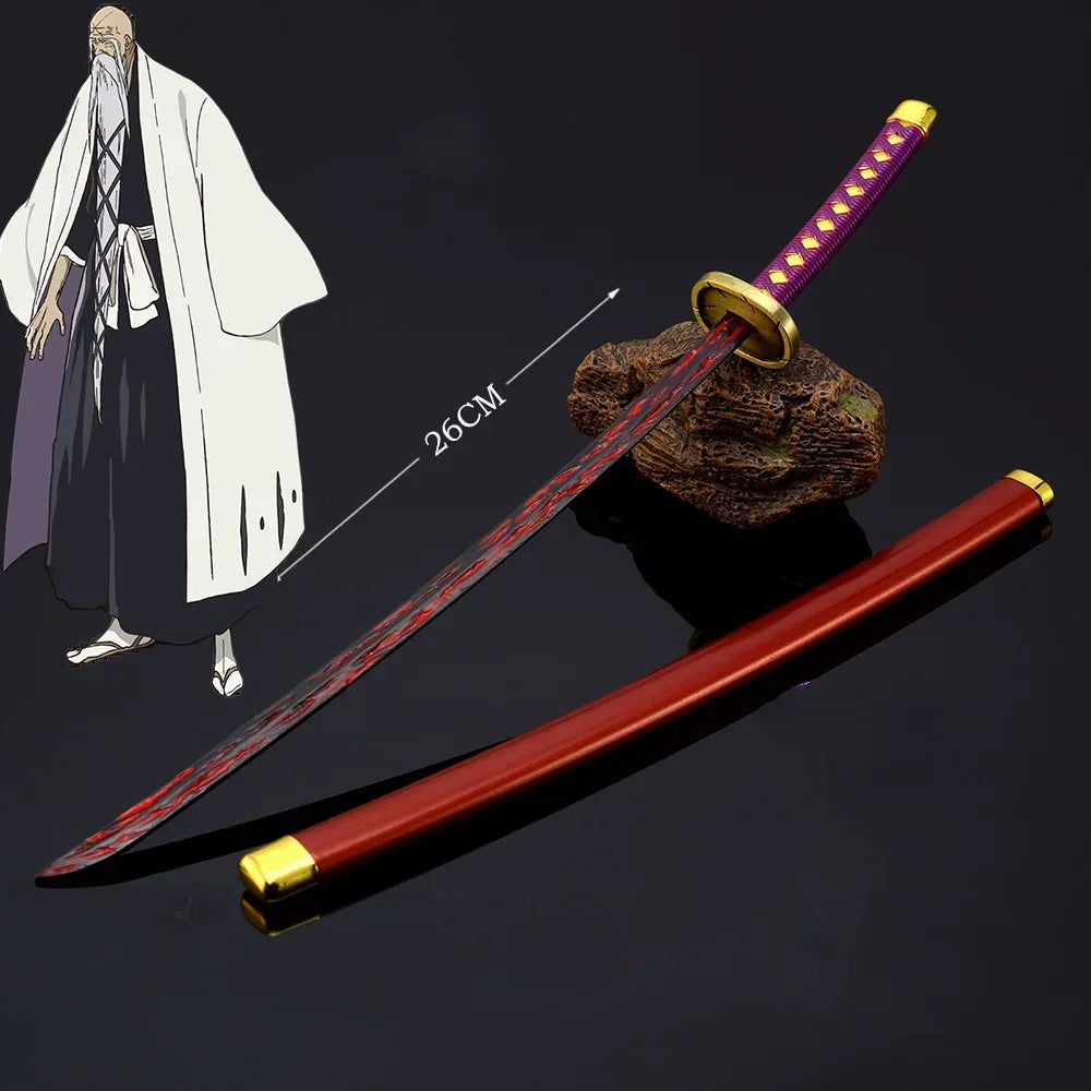 Compact Metal Katana – Bleach Anime Inspired Sword with Scabbard