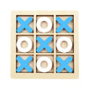 Classic Wooden Tic Tac Toe Game for Family Fun