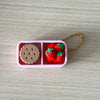 Cute Cartoon Cake Fidget Keychain – Stress Relief Clicker Toy