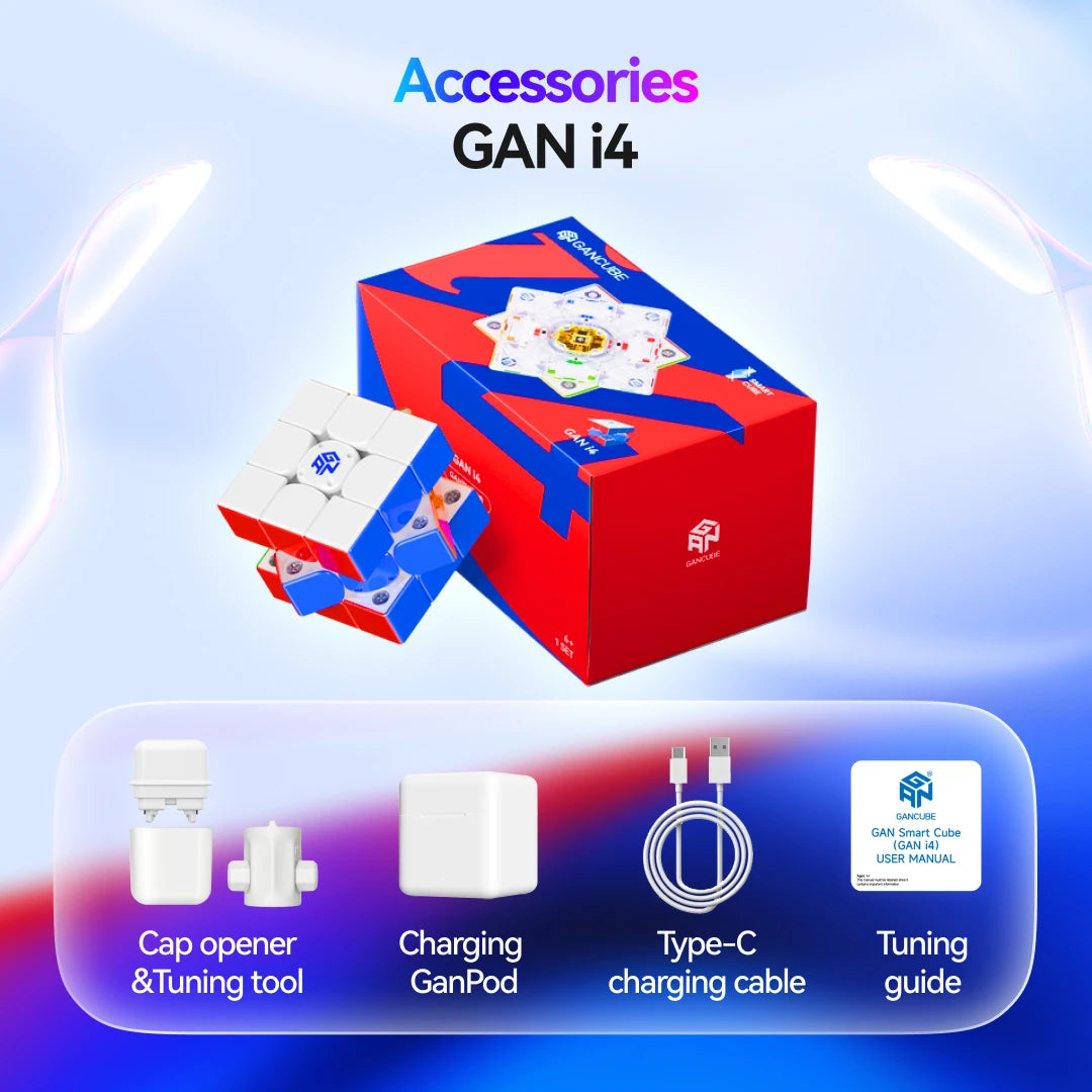 GAN i4 Smart Speed Cube 3x3 with App Connectivity
