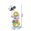 Luminous Astronaut Moon Building Blocks Set with LED Light Technology