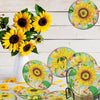 Diamond art coasters and holder featuring colorful floral designs on a white background.