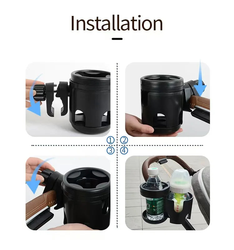 2-in-1 Stroller Cup and Phone Holder