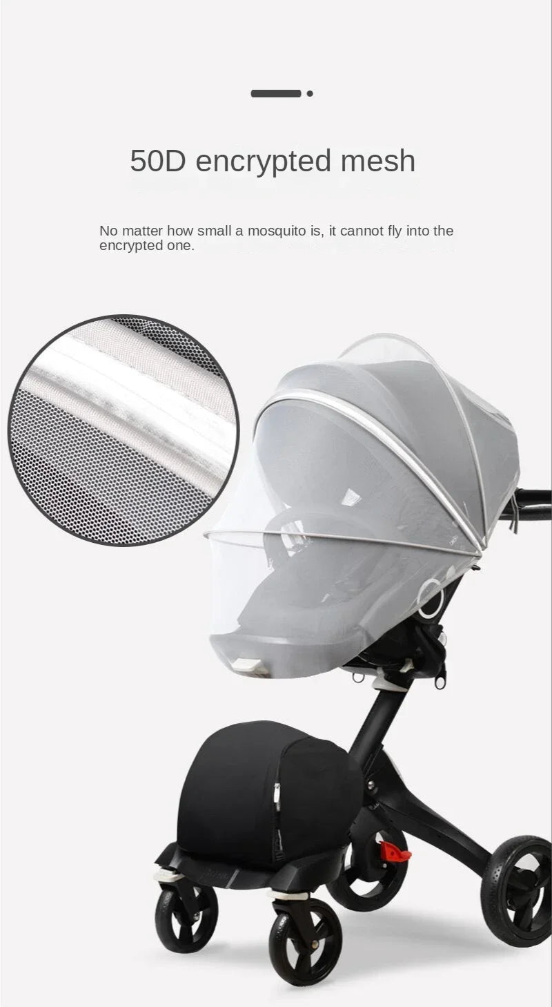 Universal Mosquito Net Cover for Baby Stroller and Crib