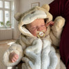 Lifelike 18-Inch Reborn Baby Doll with Soft Vinyl Body - Poseable Newborn Boy for Kids