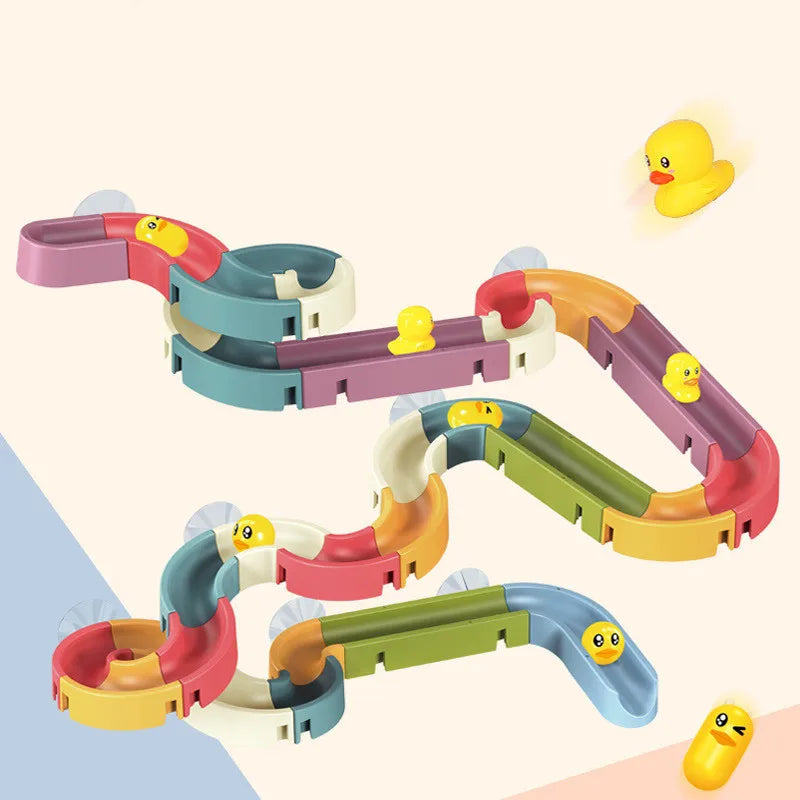 Bath Time Duck Slide Toy Set