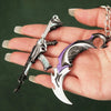 Valorant Reaver 2.0 Karambit Metal Keychain