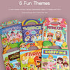 Reusable Sticker Book for Kids – Mess-Free Pretend Play & Learning Themes