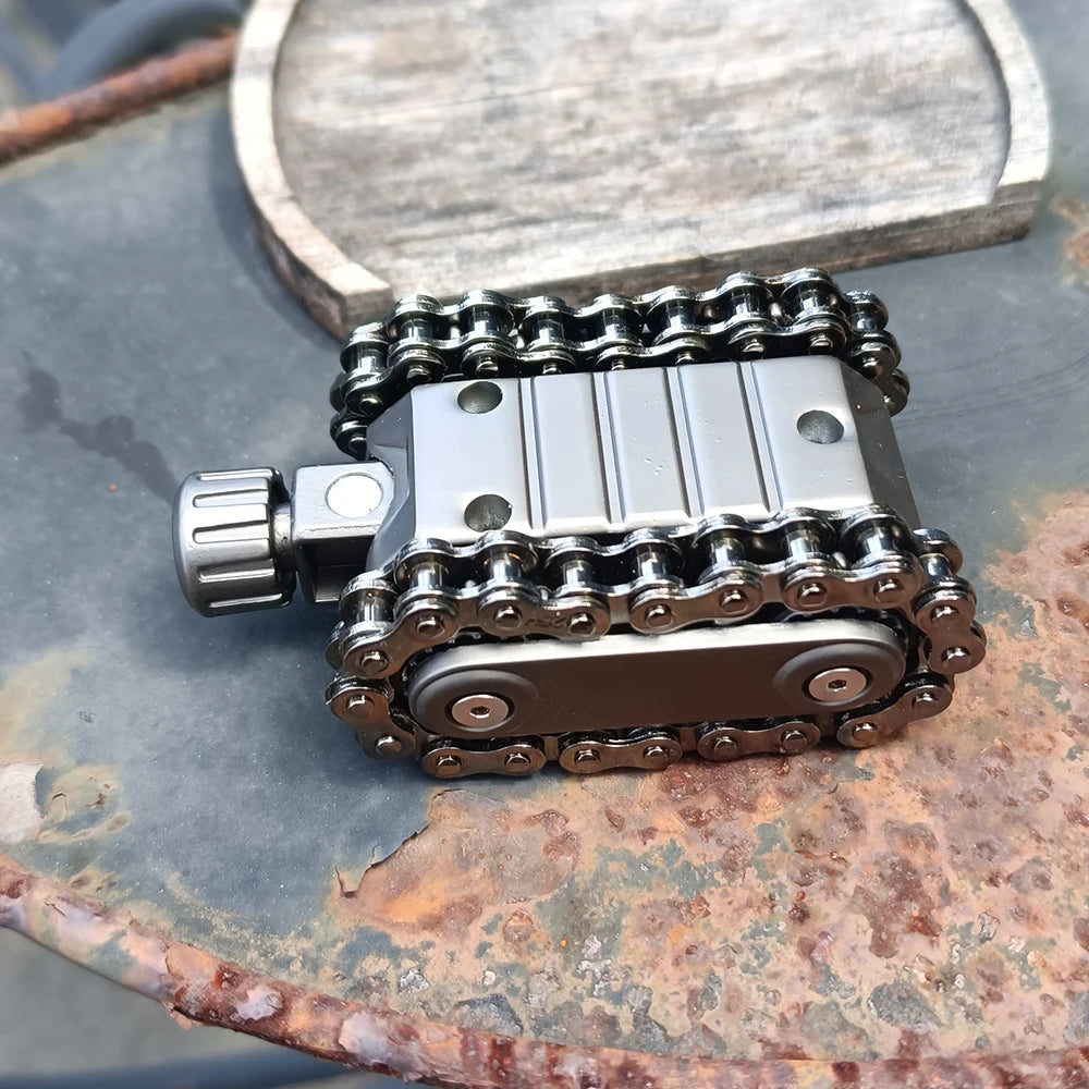 Metal Rotating Tank Fidget Toy – Tactical Stress Reliever