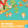 Montessori Wooden Cartoon Puzzle Set for Kids