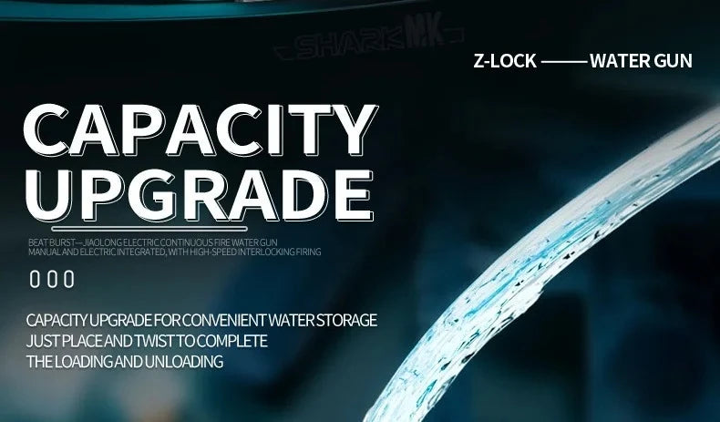 Electric LED Water Blaster with Large Capacity Tank