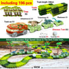 Dinosaur Train Toy Set with Flexible Road Race Track and Dino Car