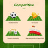Portable Tabletop Soccer Game for Kids and Adults