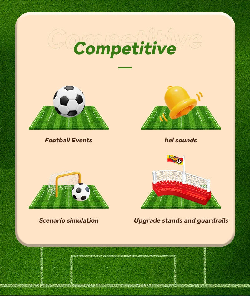 Portable Tabletop Soccer Game for Kids and Adults