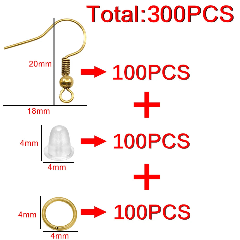 Hypoallergenic Earring Hook Kit for DIY Jewelry Making
