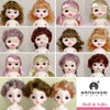 16cm Articulated Fashion Doll with Big Eyes and Dress-Up Outfit