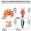 3D DIY Food Play Kit with Lobster, Crab, Fish & More
