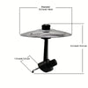 Mini Crash Cymbal with Drumsticks for Car Air Vents