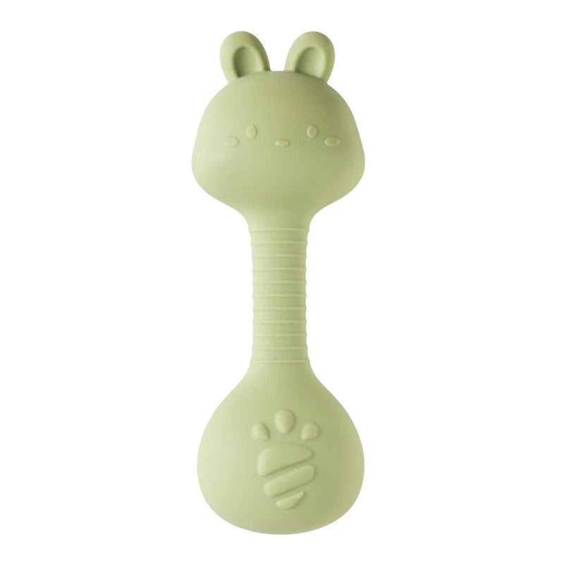 Food-Grade Silicone Rattle Teether for Babies