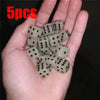 Glow-in-the-Dark Acrylic Dice Set for Games and Parties