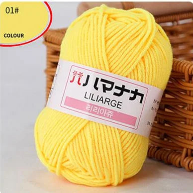 Milk Cotton Chenille Yarn for Soft Baby Knitting & Crochet