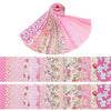 Pre-Cut Pink Cotton Jelly Rolls for Quilting & DIY Sewing