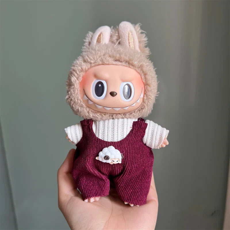 Stylish Outfit Set for 17cm Plush Dolls