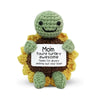 Handmade Crochet Hedgehog Doll with Positivity Card