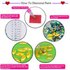 DIY Diamond Art Coaster Set for Christmas & More