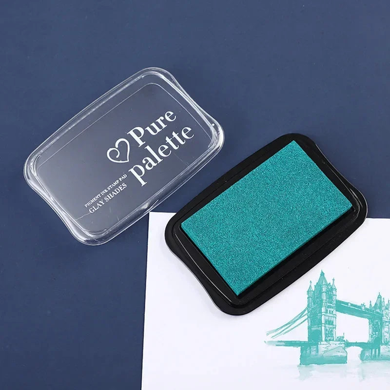 12-Color Large Vintage Ink Pad Set for Stamping and Crafts