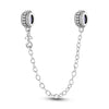 Sterling silver charm beads on a delicate chain for DIY bracelet making