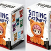 A box of the Jujutsu Kaisen Sitting Cat Party plush pendant collection featuring various cat characters.