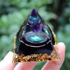 Zodiac Resin Pyramid Decoration with Crystal Ball