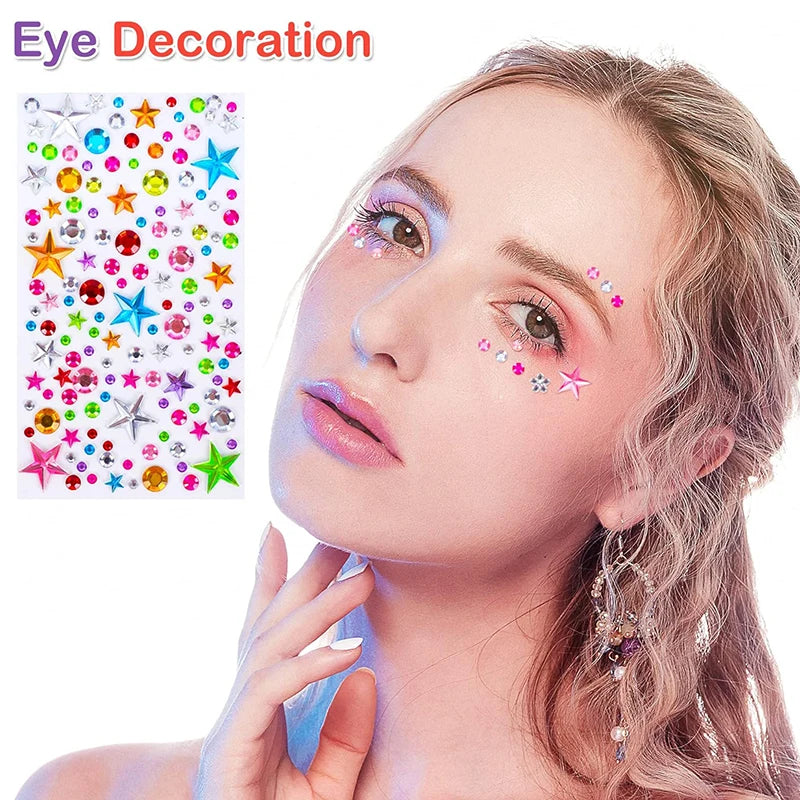 Self-Adhesive Rhinestone Gem Stickers for Crafts and DIY Projects