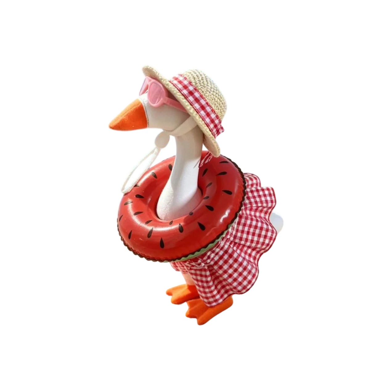 7-Inch Desk Goose Summer Beach Vacation Outfit Set