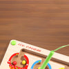 Magnetic Color Sorting Maze Board – Montessori Wooden Toy for Counting & Fine Motor Skills
