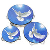 Blue Sky Peace Dove Double Decker Tambourine Set