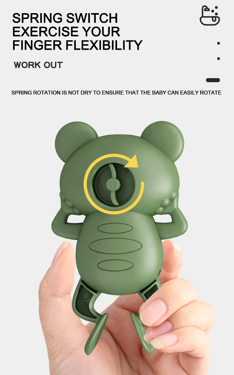 Frog Swimming Wind-Up Bath Toy for Kids