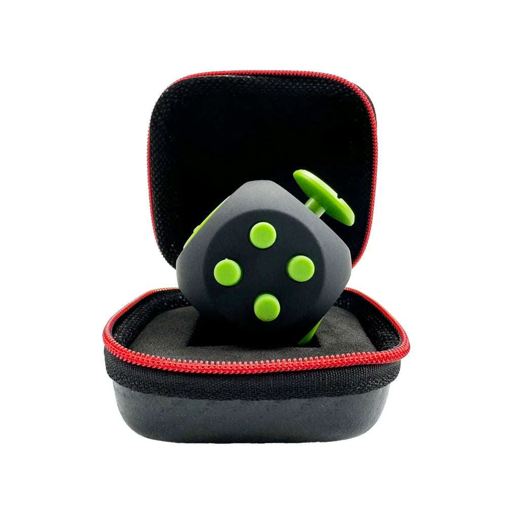 12-Side Fidget Cube for Stress Relief and Focus