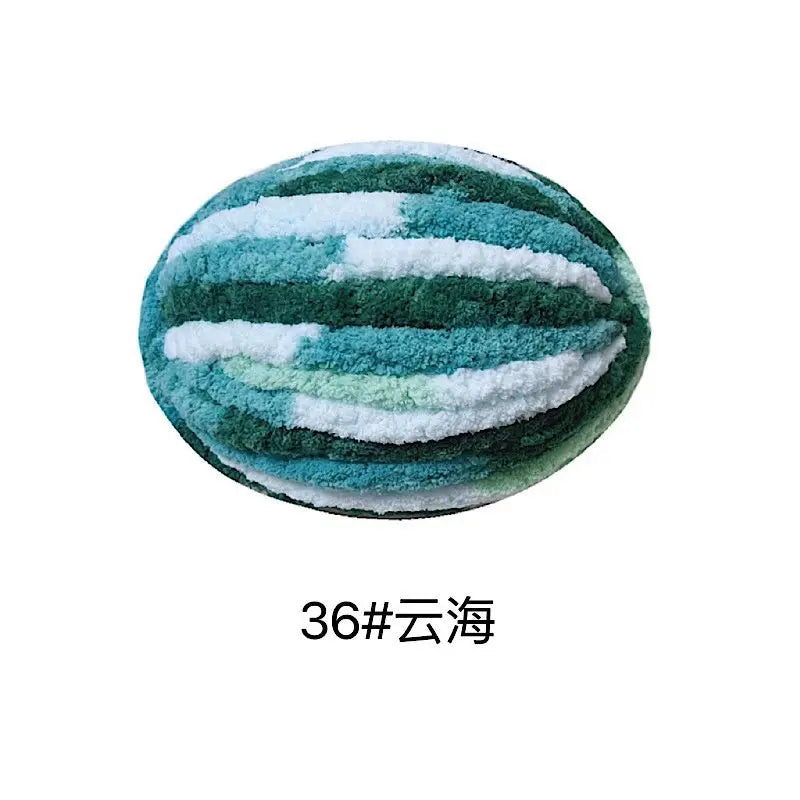 Chunky Chenille Yarn for Knitting and Crochet